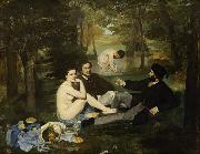 Edouard Manet Dejeuner sur I'herbe (mk09) Spain oil painting reproduction